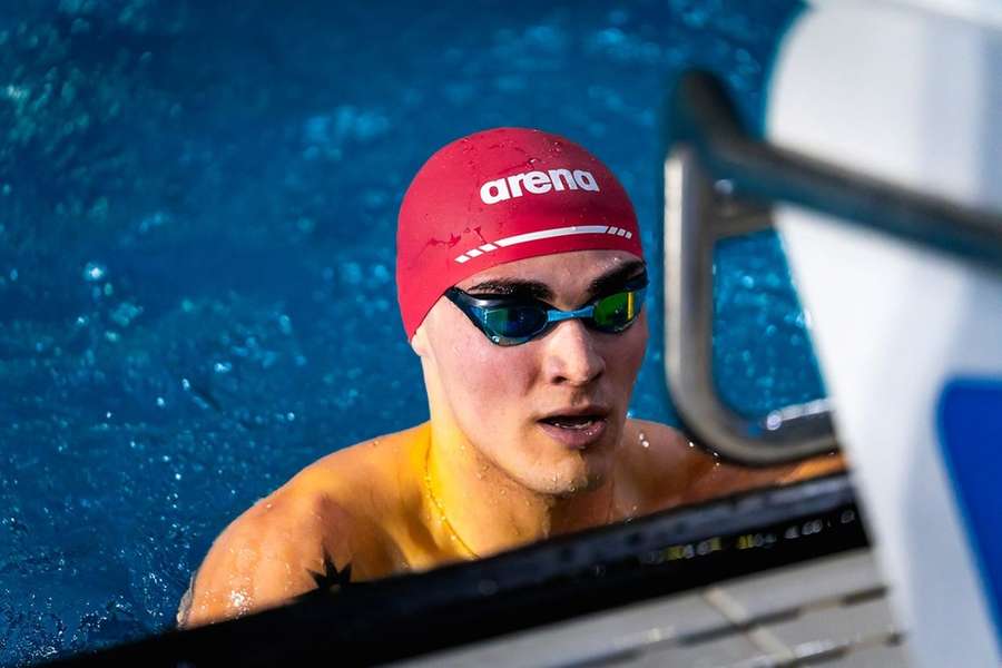 Diogo Ribeiro venceu final dos 50 metros mariposa nos Irish Open Championships, em Dublin