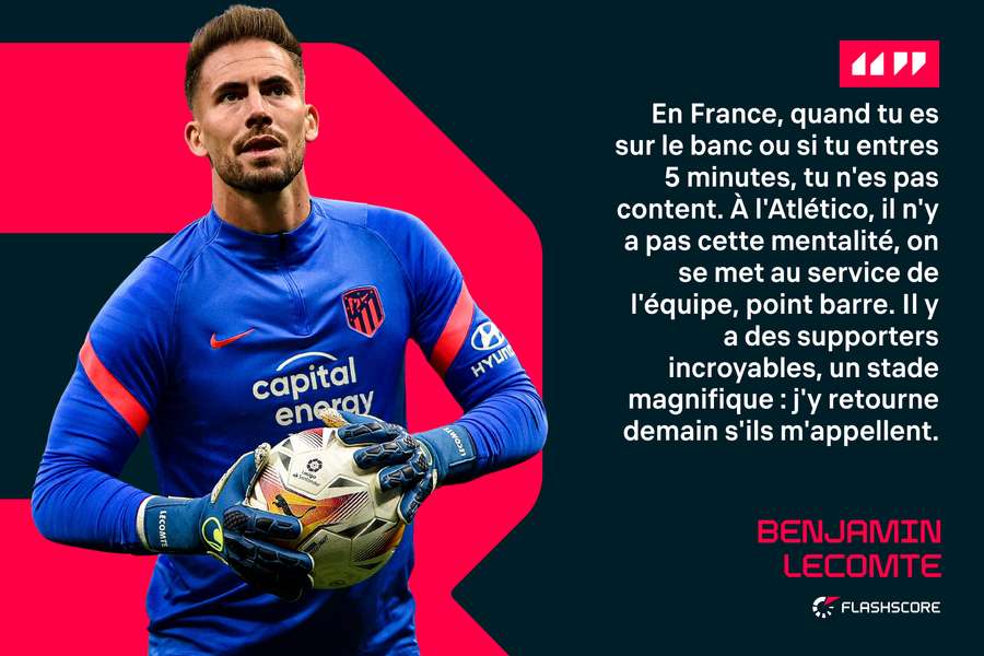 Benjamin Lecomte a adoré son passage en Liga Benjamin Lecomte a adoré son passage en Liga