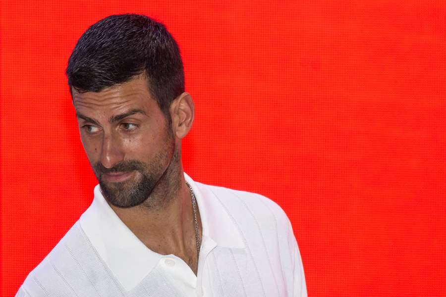 Djokovic esteve no final da época da Fórmula 1 Djokovic esteve no final da época da Fórmula 1