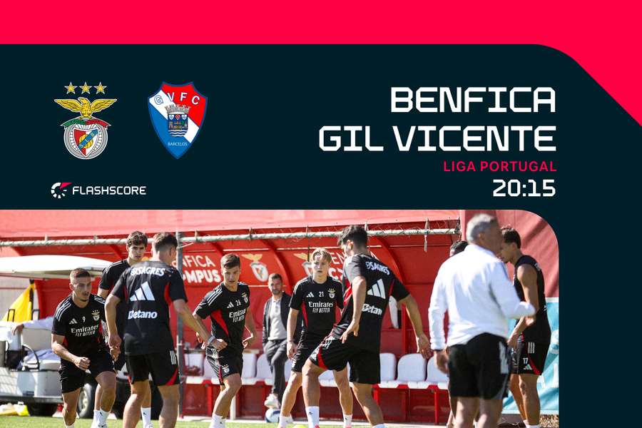 Benfica recebe o Gil Vicente