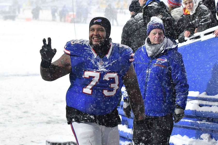 Dion Dawkins nach dem Sieg.