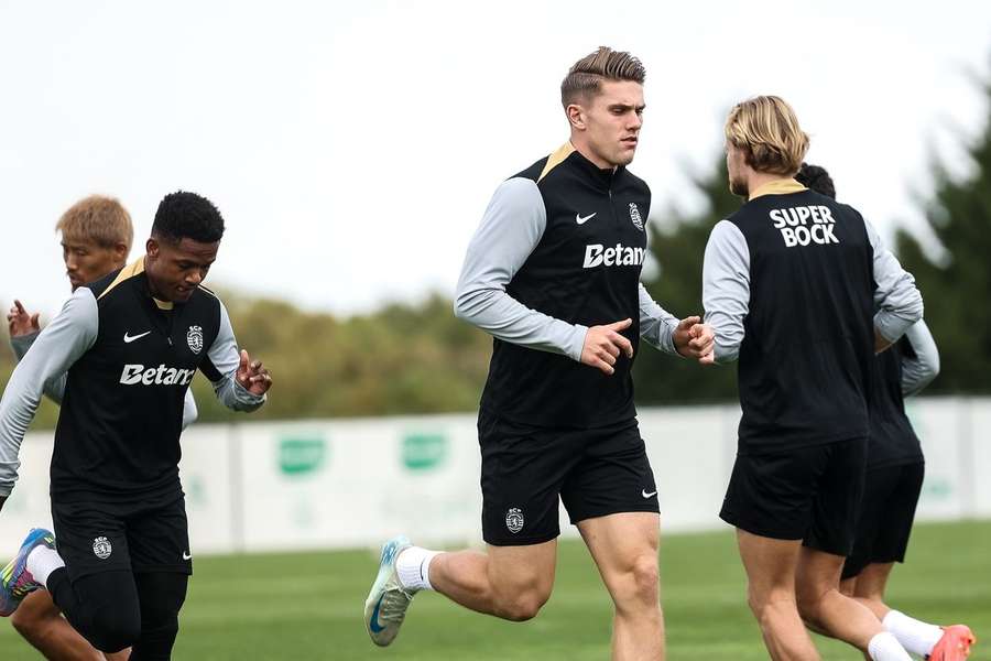 Sporting voltou a treinar esta quarta-feira