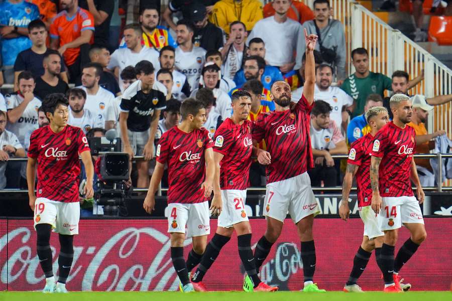 Vedat Muriqi scored the equaliser for Mallorca from the spot