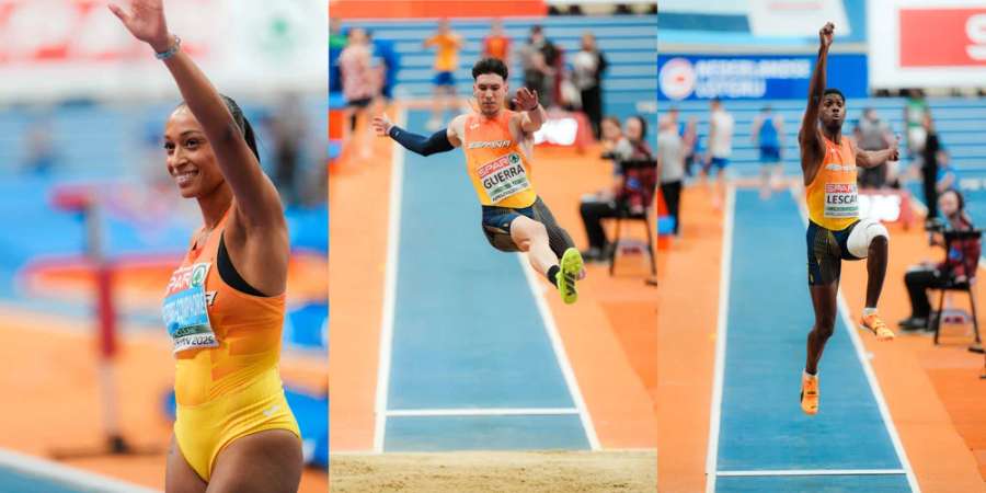 Ana Peleteiro, Jaime Guerra y Lester Lescay entraron en sus respectivas finales de salto