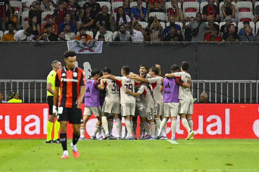Benfica celebrate one of their goals