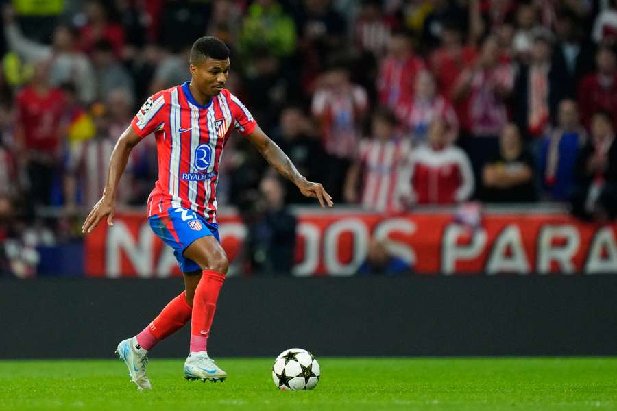 Reinildo, lateral-esquerdo do Atlético de Madrid