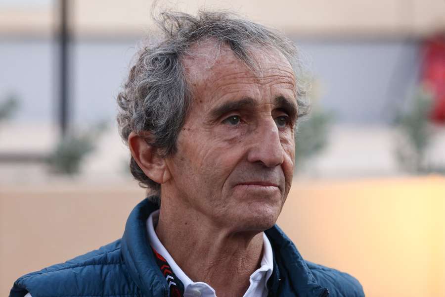 Alain Prost pictured ahead of the Formula 1 Bahrain Grand Prix in 2024 Alain Prost pictured ahead of the Formula 1 Bahrain Grand Prix in 2024