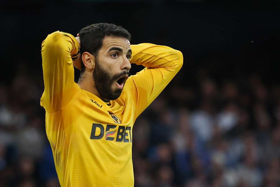 Rayan Ait-Nouri reacts after missing a chance against Man City last season