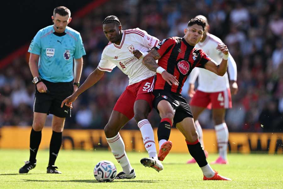 Liverpool defender Jeremy Jacquet. Liverpool defender Jeremy Jacquet.