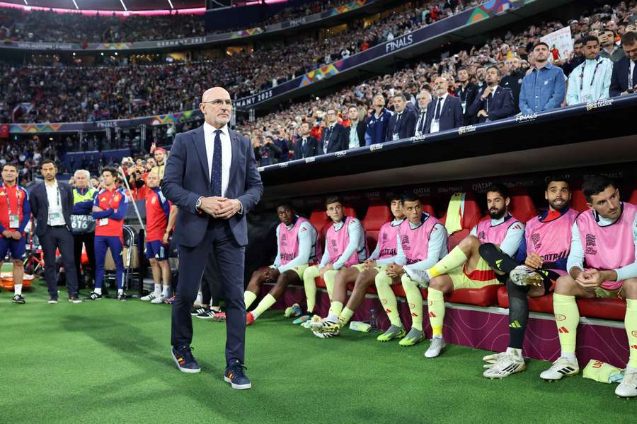 De la Fuente, en la final de la Nations League