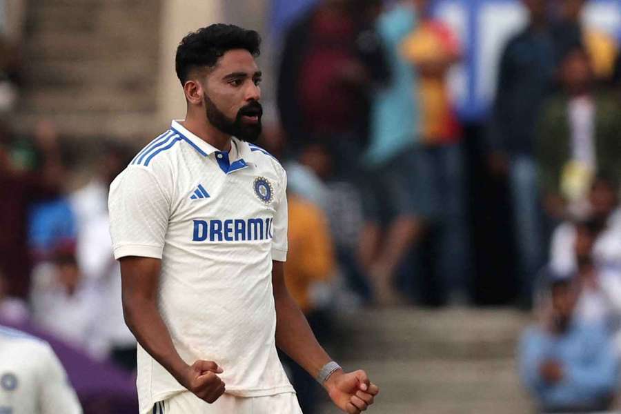 India's Mohammed Siraj has a fiery temper
