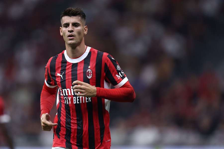 Álvaro Morata começou sua trajetória com a camisa do Milan