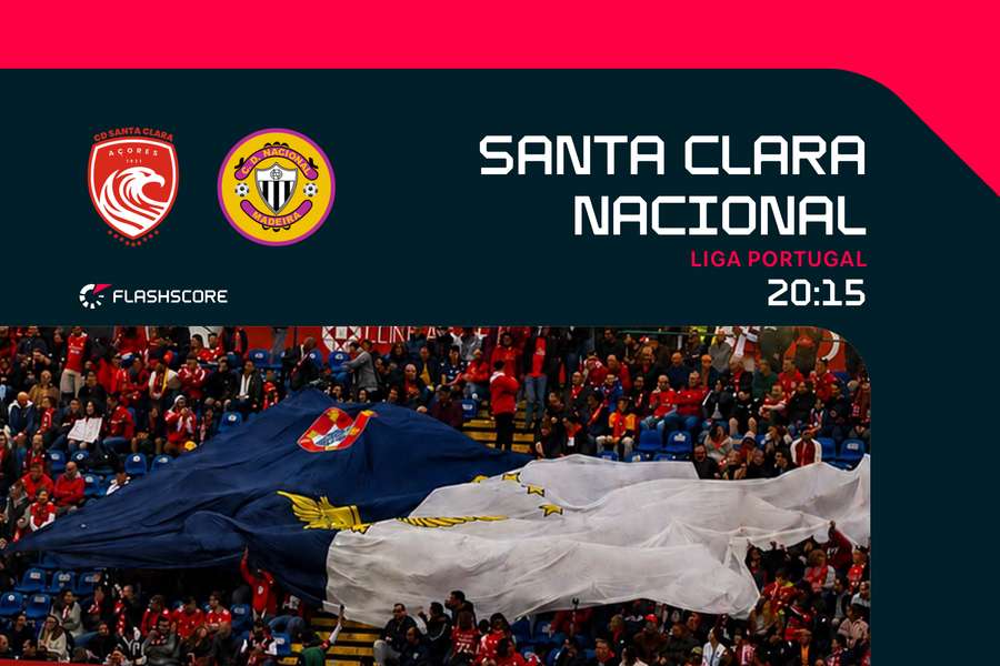 Santa Clara recebe Nacional no encerramento da 1.ª jornada Santa Clara recebe Nacional no encerramento da 1.ª jornada