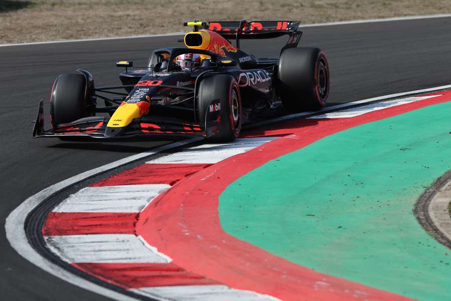 Liam Lawson on track in Shanghai