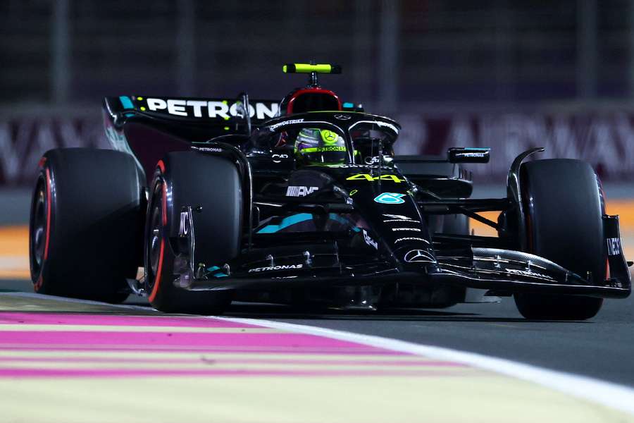 Hamilton has struggled in his Mercedes car so far this season