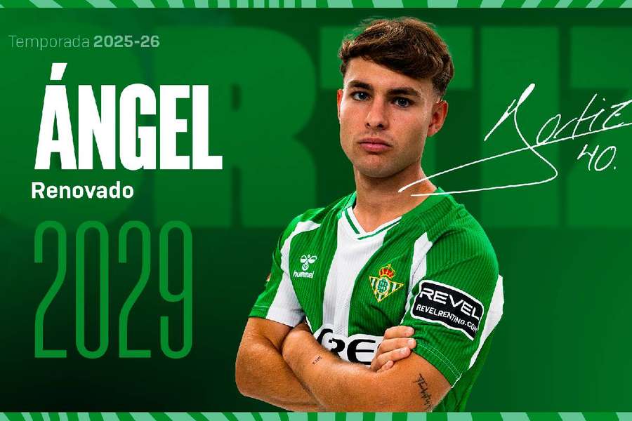 Ángel Ortiz estreou-se na época passada pelo Betis