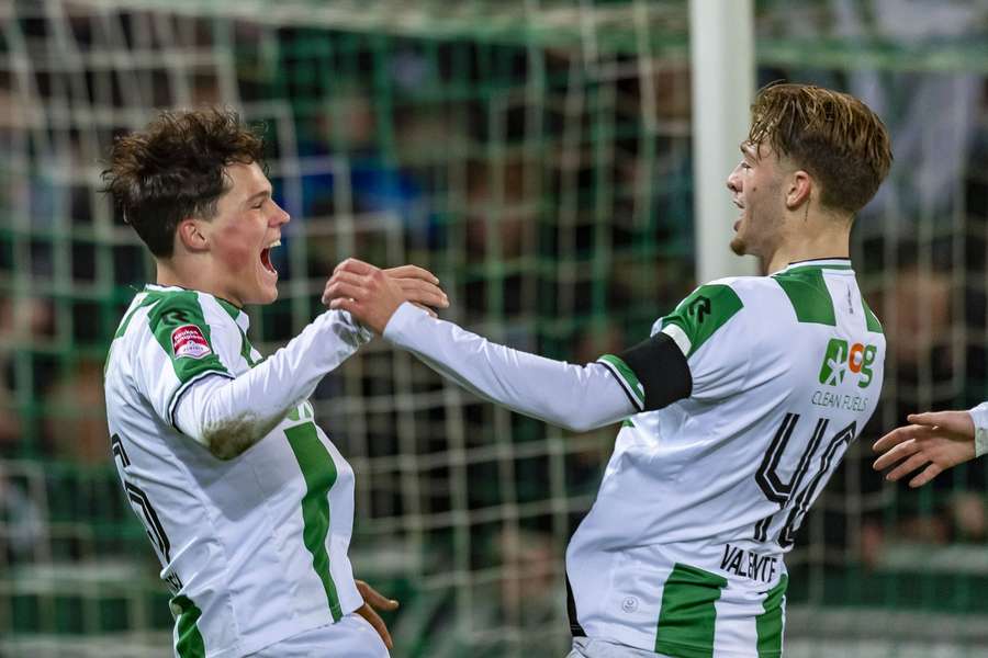 Thom van Bergen en Luciano Valente behoren tot de vaste basisspelers van FC Groningen