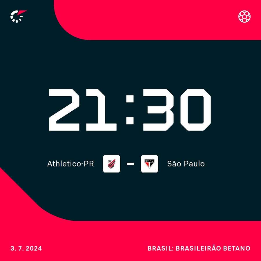 Athletico-PR recebe o São Paulo na Ligga Arena