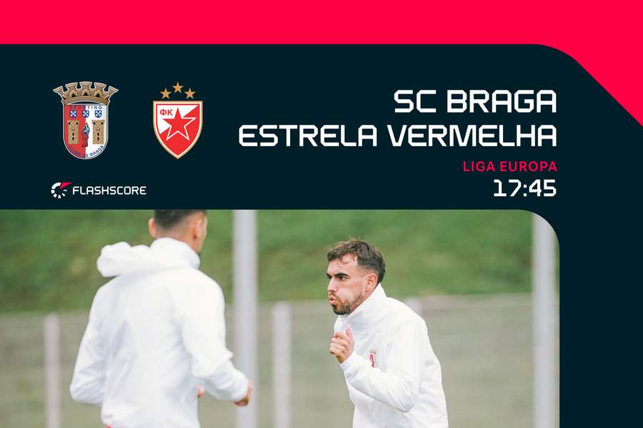 O SC Braga recebe o Estrela Vermelha na Pedreira O SC Braga recebe o Estrela Vermelha na Pedreira