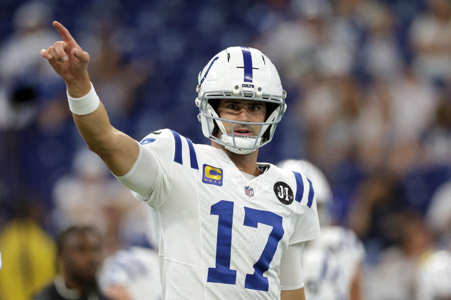 Colts quarterback Daniel Jones during Week 2 game vs. Denver Broncos