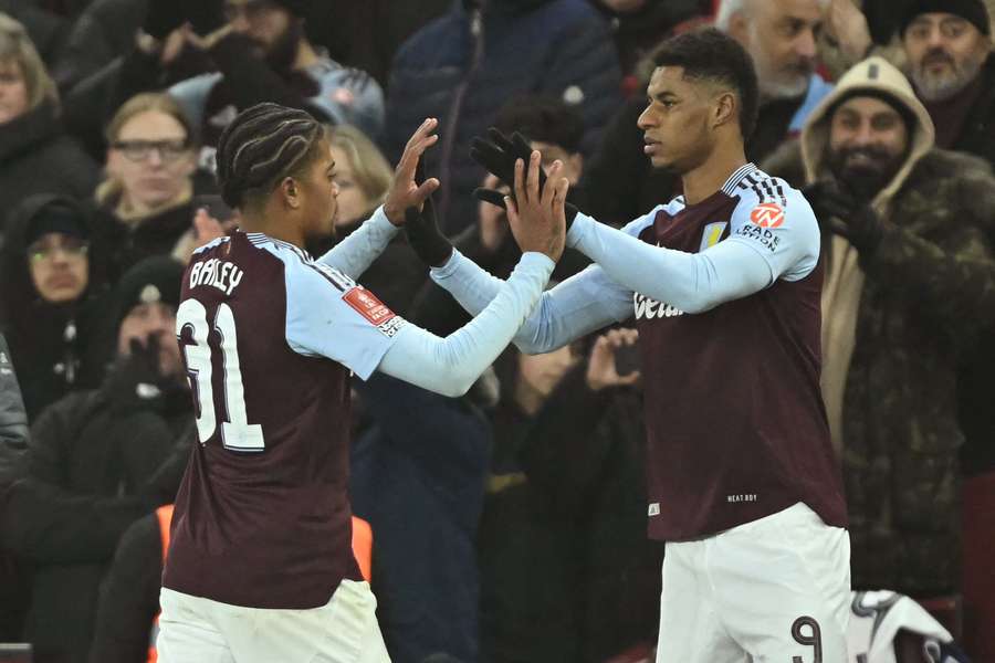 Leon Bailey et Marcus Rashford ce dimanche.