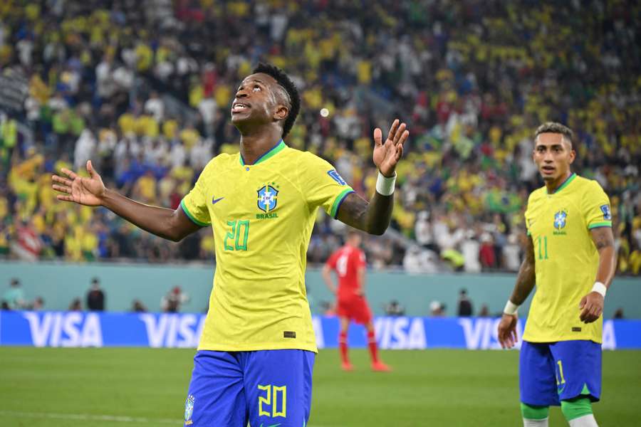 Vini Jr. é titular incontestável do ataque brasileiro