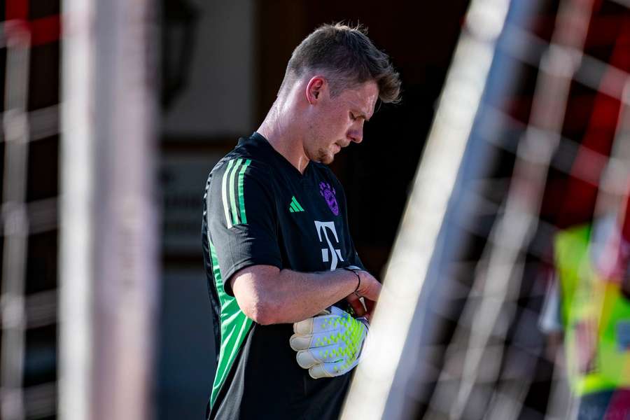 Alexander Nübel im Trainingscamp des FC Bayern