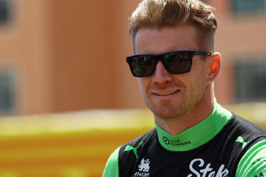 Nico Hulkenberg looks on 