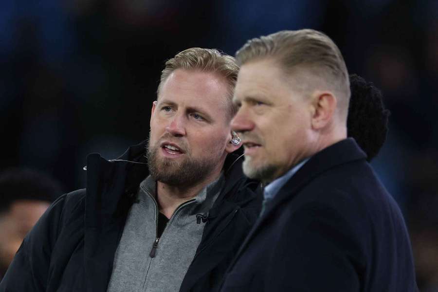 Kasper Schmeichel du Celtic et son père, l'ancien joueur Peter Schmeichel