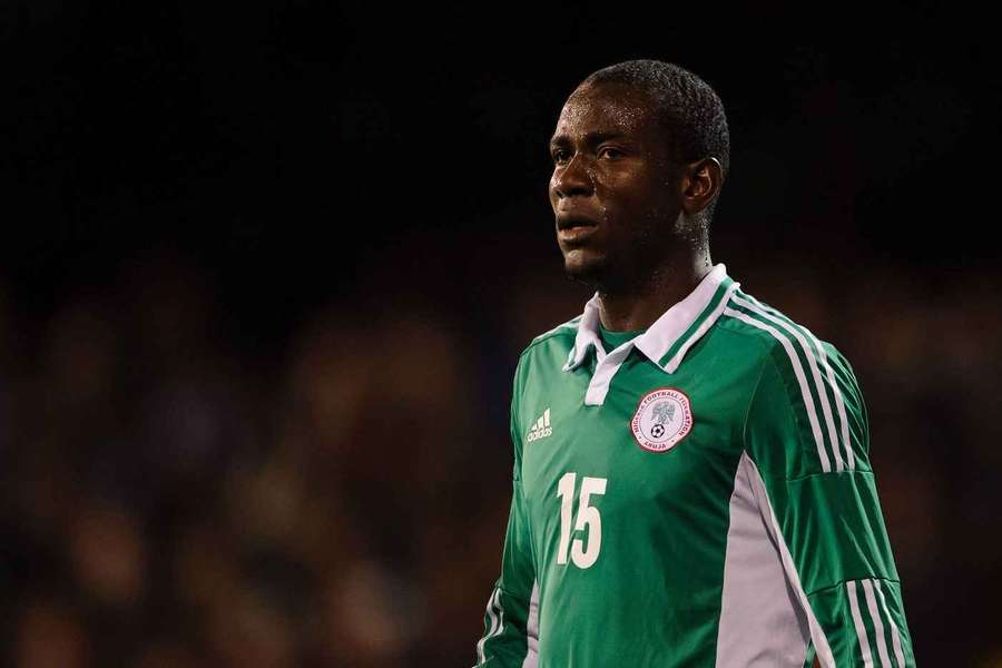 Solomon Kwambe in action for Nigeria back in 2013