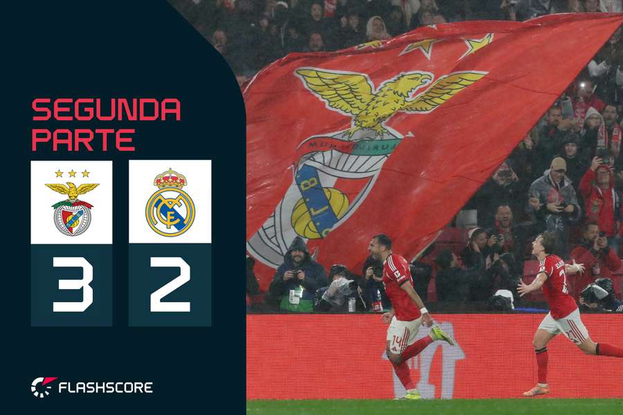 Benfica recebe Real Madrid na Luz