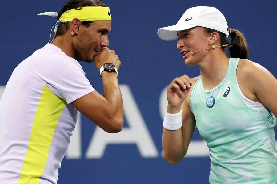 Rafa Nadal și Iga Swiatek