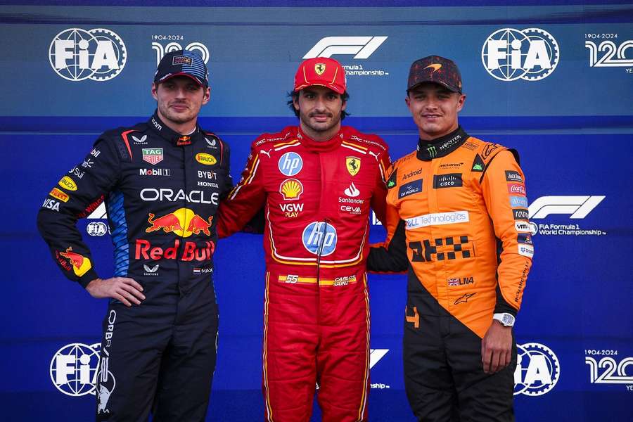 Der Zweikampf zwischen Verstappen und Norris wird vorerst hinter Sainz stattfinden.