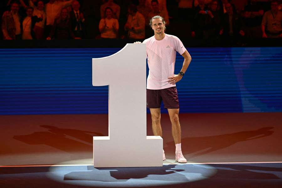 Alexander Zverev is celebrated as the new world No. 1 Alexander Zverev is celebrated as the new world No. 1
