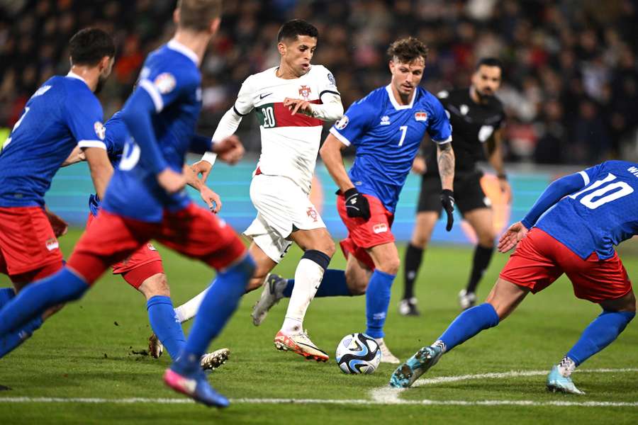 Calificată deja la Euro, Portugalia a arătat un joc relaxat în Liechtenstein