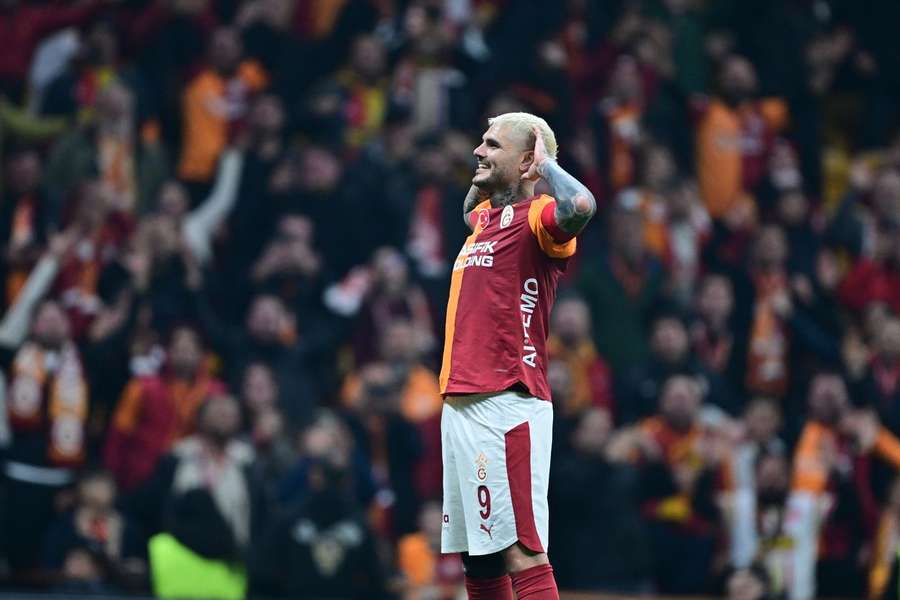 Icardi tornou-se o melhor marcador estrangeiro da história do Galatasaray