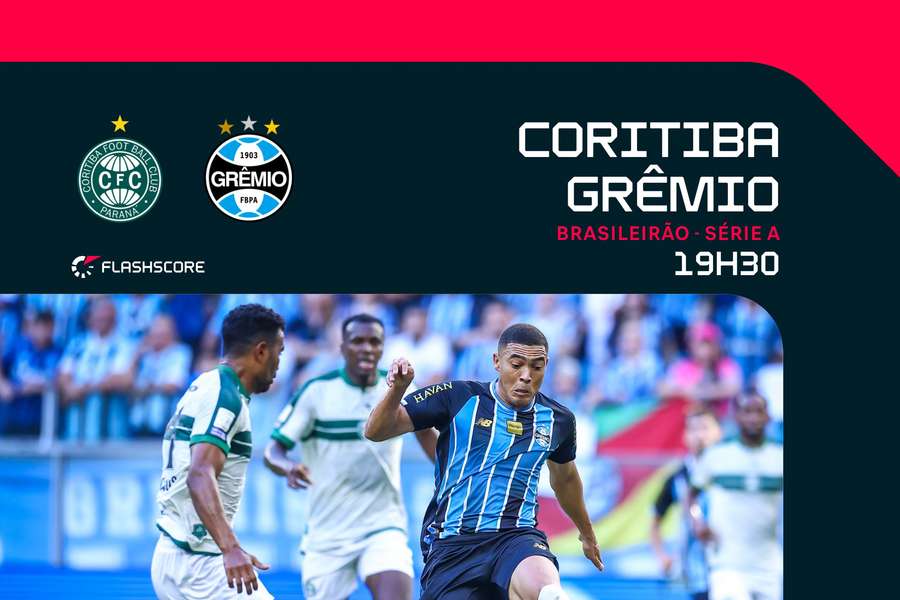 PRÉVIA: Coritiba x Grêmio; confira análise e principais estatísticas PRÉVIA: Coritiba x Grêmio; confira análise e principais estatísticas