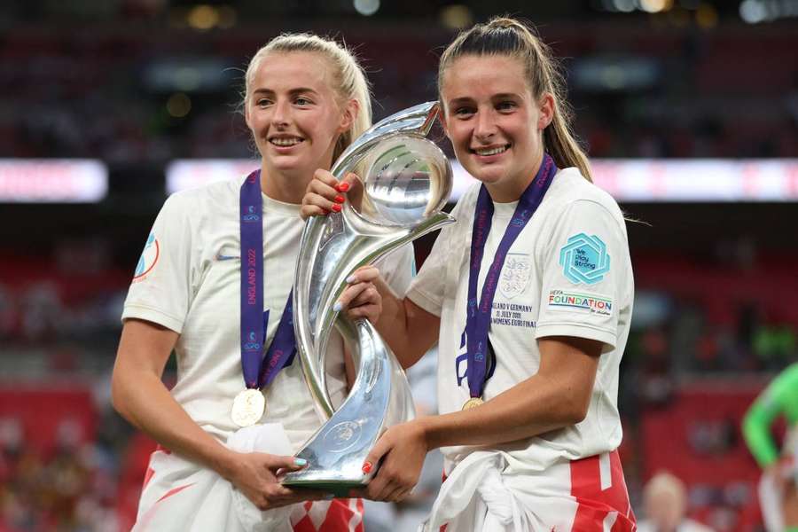 Chastain encourages England's Kelly to own her moment after Euro heroics