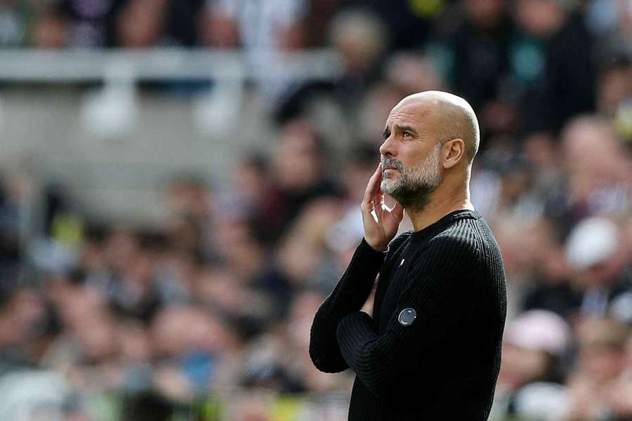 Guardiola's side dropped points against Newcastle last week