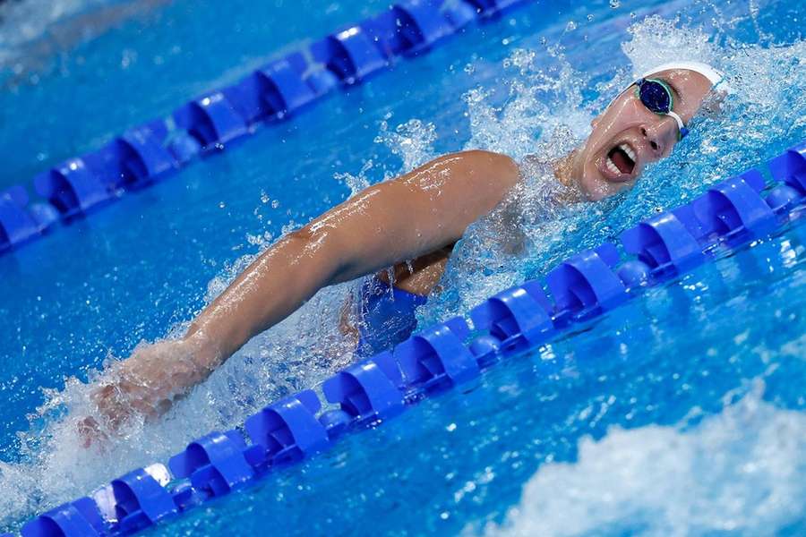 Francisca Martins participou na prova dos 400 metros livres