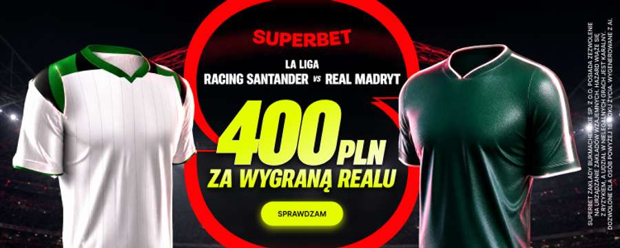 Bonus od Superbet za zwycięstwo Realu Madryt