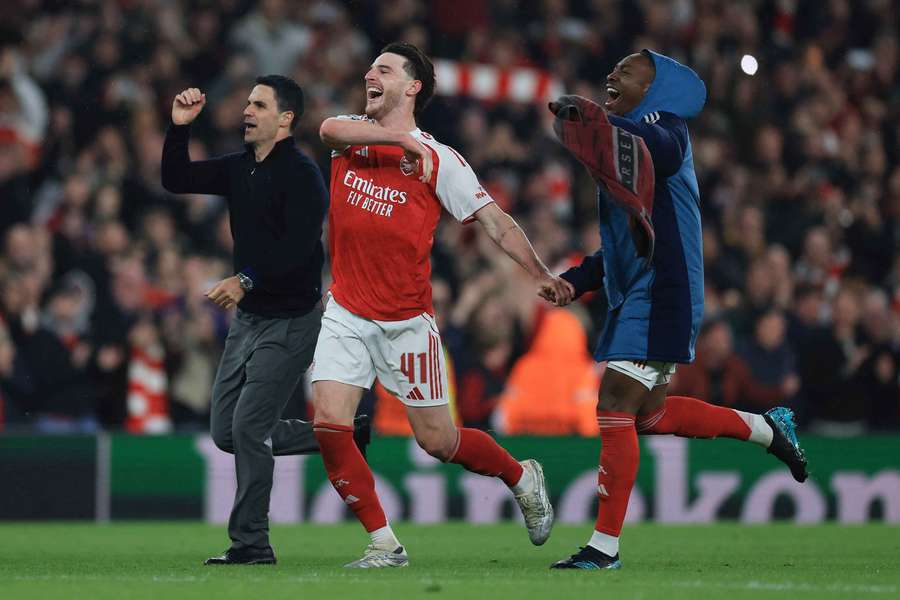 Arsenal are into the Champions League final