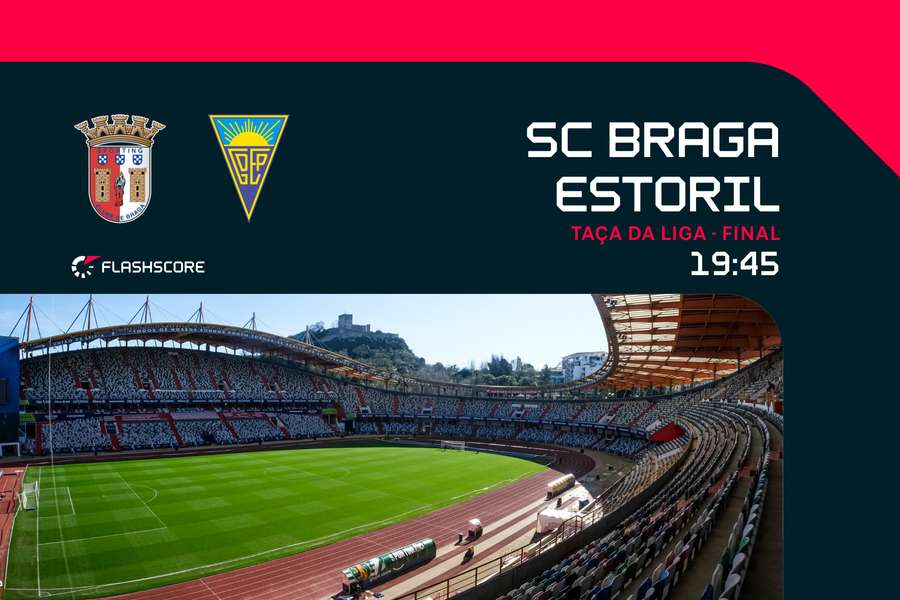 SC Braga e Estoril disputam troféu em Leiria