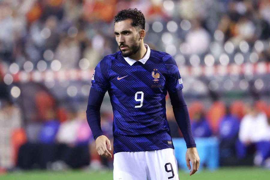 Cherki avec les Bleus. Cherki avec les Bleus.