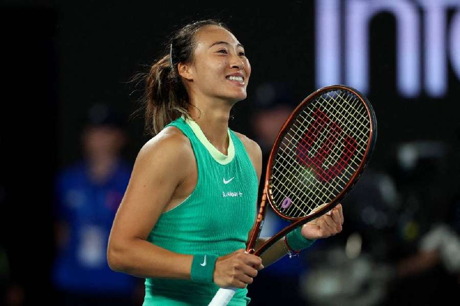 Qinwen Zheng chega à final do Open da Austrália