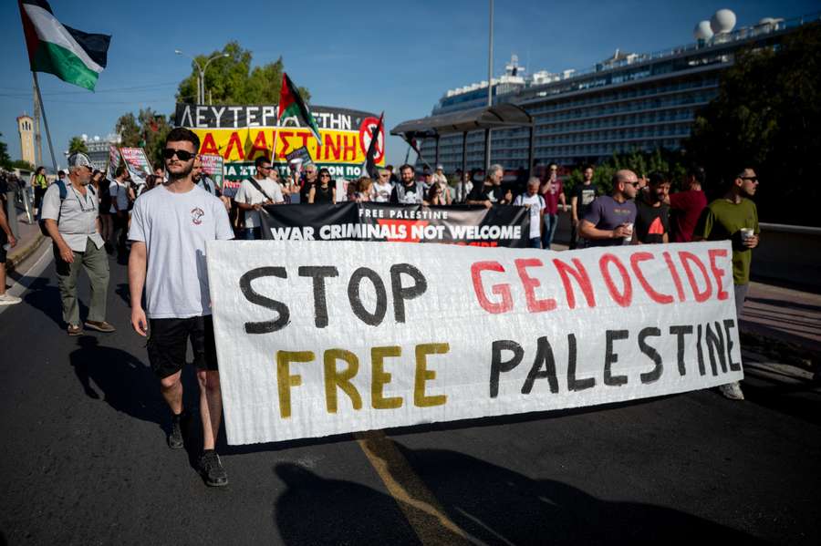 Protestas contra el "genocidio" de Israel
