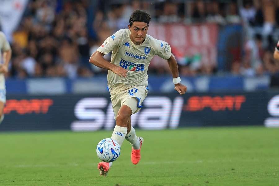 Edoardo Saporiti, calciatore dell'Empoli Edoardo Saporiti, calciatore dell'Empoli