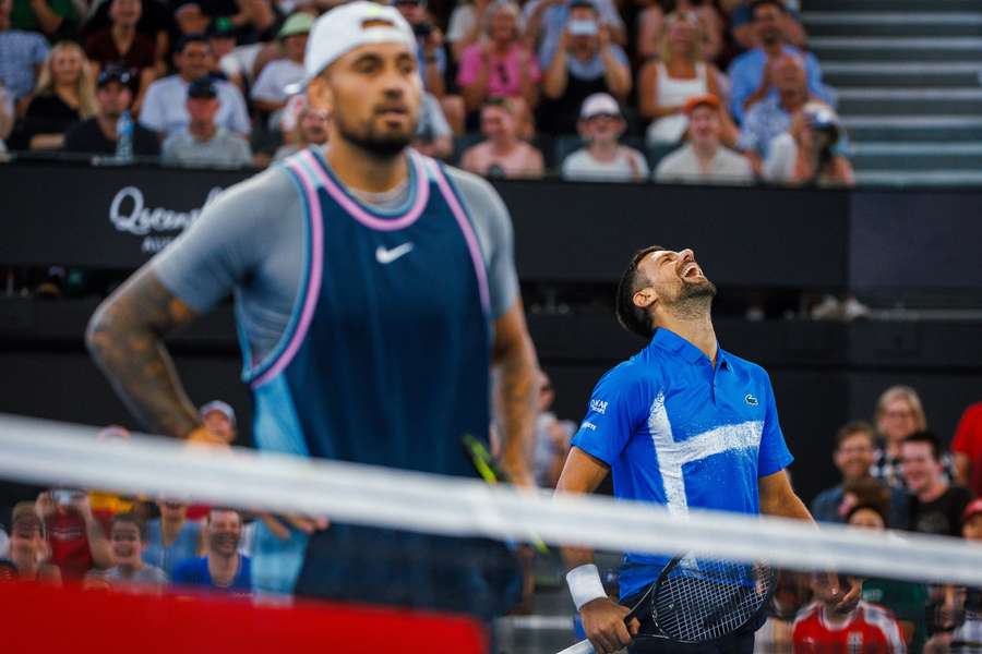 Djokovic y Kyrgios, derrotados en los dobles de Brisbane.