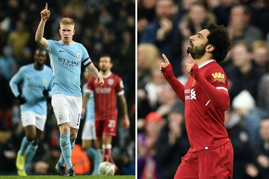 De Bruyne e Salah terminam contratos em 2025