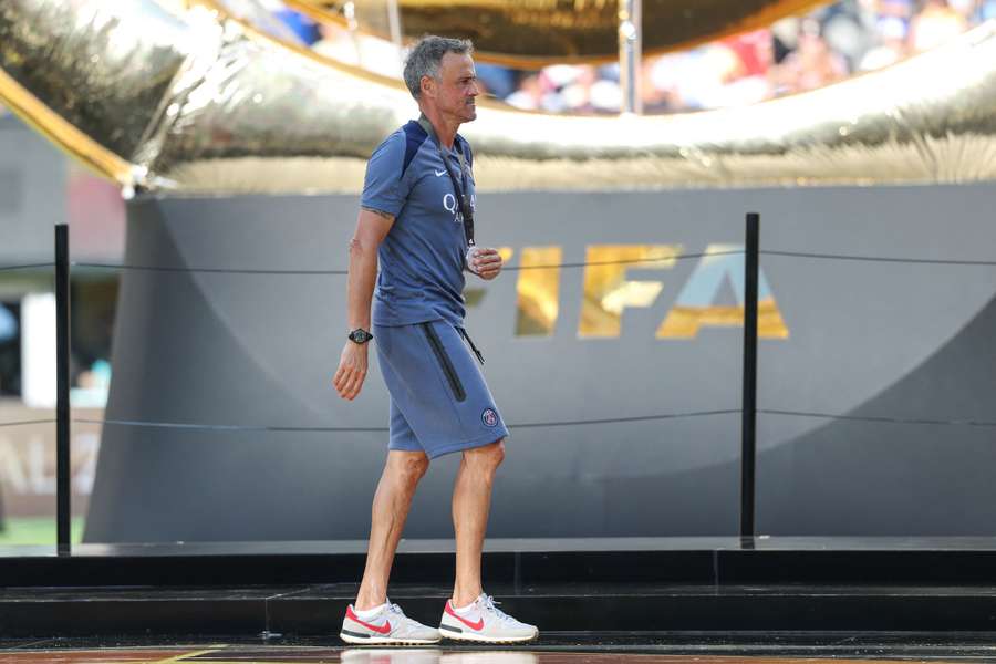 Luis Enrique après le match contre Chelsea.